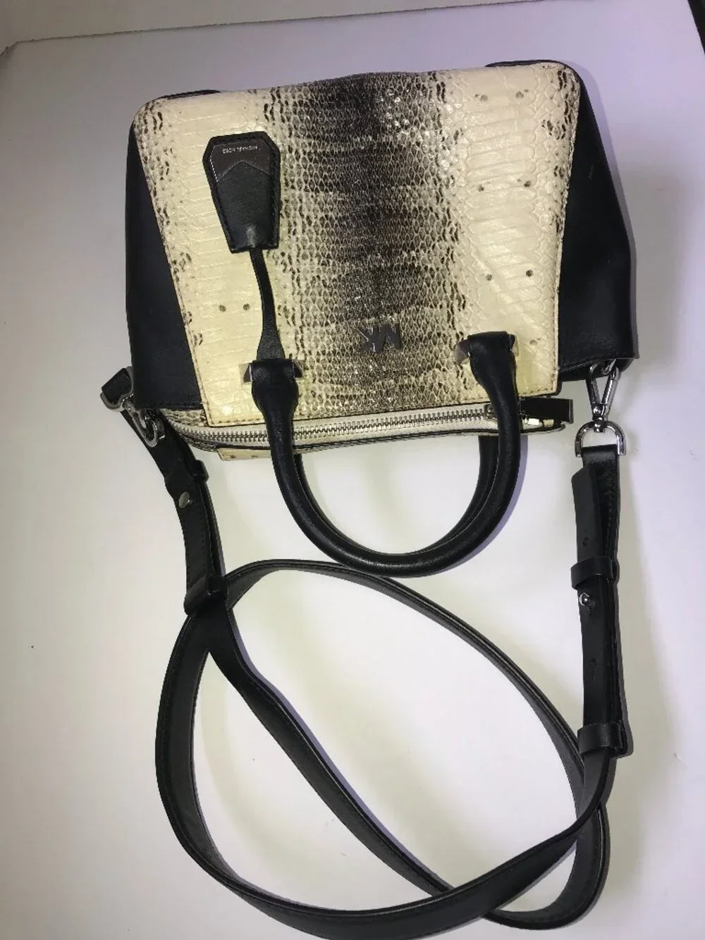 Michael Kors Python Print Nolita 2-Way Handbag